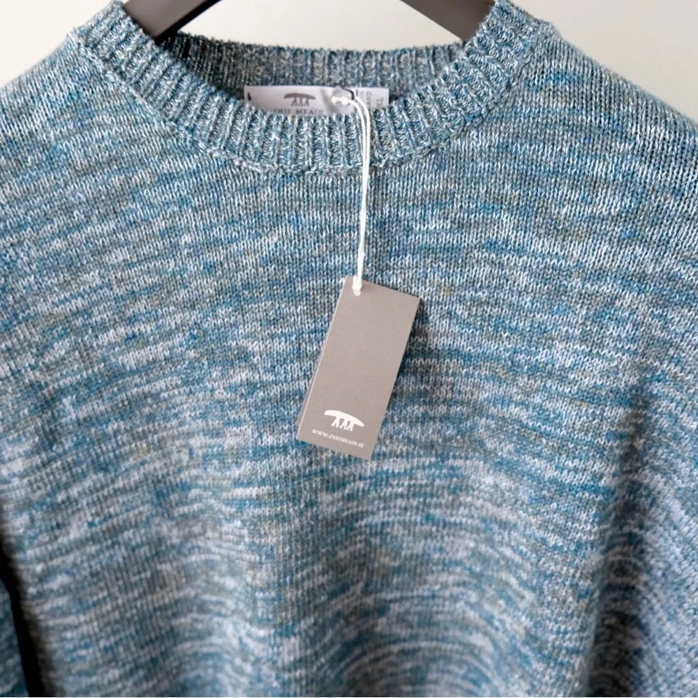 Inis Meain Linen Donegal Tunic Sweater - Picture 3 of 6